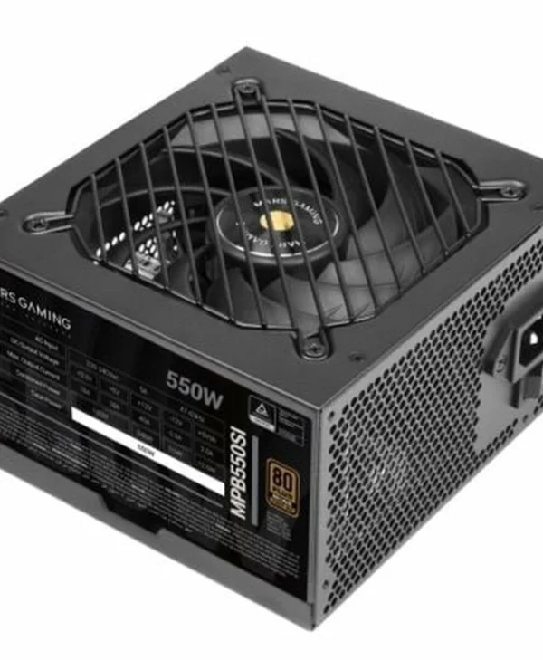 Mars Gaming MPB550SI 550W Μαύρο Τροφοδοτικό Υπολογιστή Full Wired 80 Plus Bronze TACMARS-MPB550SI