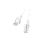 Lanberg U/UTP Cat.5e Καλώδιο Δικτύου Ethernet 2m Λευκό 1τμχ PCU5-20CC-0200-W - Image 2