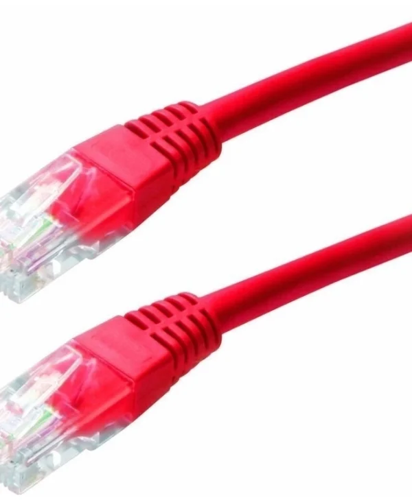 U/UTP Cat.5e Καλώδιο Δικτύου Ethernet 0.25m Κόκκινο 10τμχ PCU5-20CC-0025-R