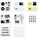 Insta360 Button Sticker Set Tactile Button Stickers Locate Easier Buttons Cinseavr CINSEAVR