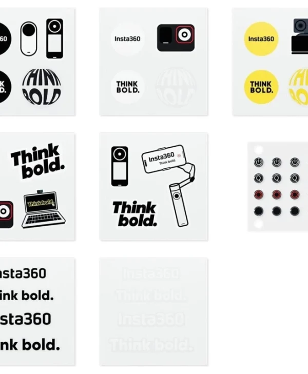 Insta360 Button Sticker Set Tactile Button Stickers Locate Easier Buttons Cinseavr CINSEAVR