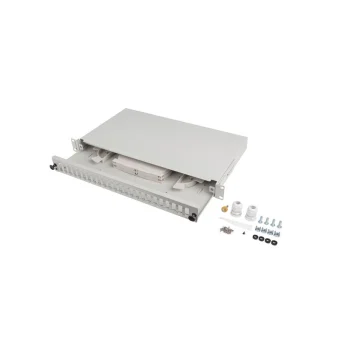 Lanberg Patch Panel για Rack 1U 19" Γκρι FOP1-24SD-LQS