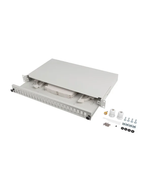 Lanberg Patch Panel για Rack 1U 19" Γκρι FOP1-24SD-LQS
