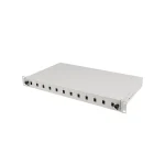 Lanberg Οπτικό Patch Panel για Rack 1U 19" 12 Θυρών Γκρι FOP1-12SS-LDS - Image 4