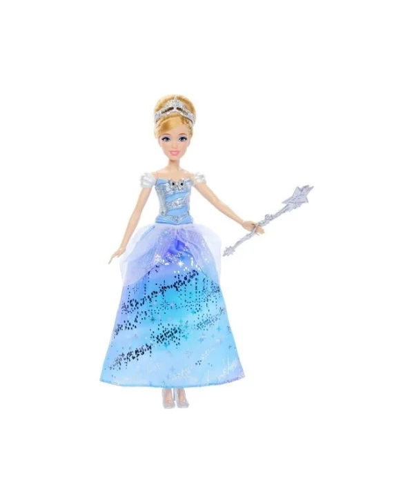 Mattel Σταχτοπούτα Με Μαγικό Ραβδί Κούκλα για 3+ ετών+ Ετών 25.58εκ. (Διάφορα Σχέδια) 1τμχ JBF94