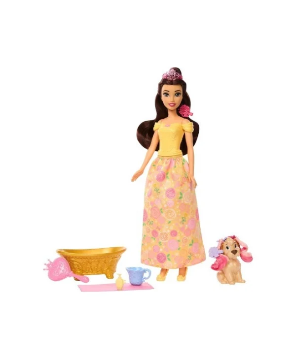 Mattel Πεντάμορφη Και Ζωάκι Κούκλα για 3+ ετών+ Ετών 29.5εκ. JFC42
