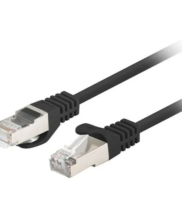 Lanberg U/UTP Cat.6 Καλώδιο Δικτύου Ethernet 1m Μαύρο 1τμχ PCF6-20CC-0100-BK