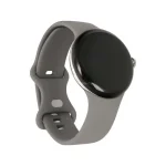 Google Pixel Watch LTE Stainless Steel 41mm με eSIM και Παλμογράφο (Polished Silver case/Charcoal Active band) GA04303-DE - Image 4