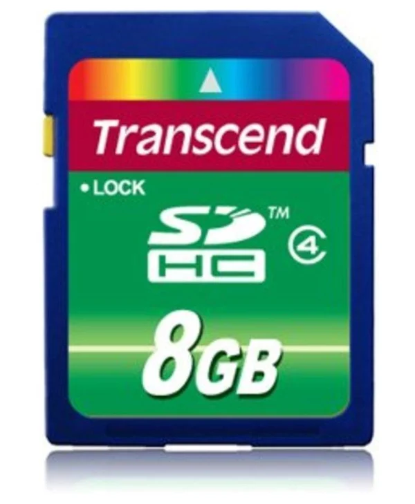 Transcend SDHC 8GB Class 4 Default Speed TS8GSDHC4