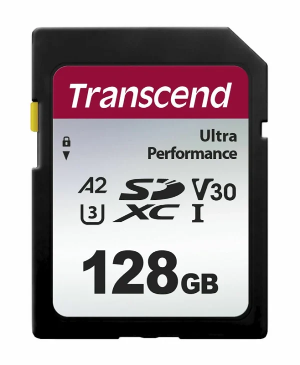 Transcend SDXC 128GB Class 10 U3 V30 A2 UHS-I TS128GSDC340S