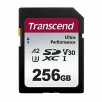 Transcend SDXC 256GB Class 10 U3 V30 A2 UHS-I TS256GSDC340S
