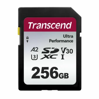Transcend SDXC 256GB Class 10 U3 V30 A2 UHS-I TS256GSDC340S