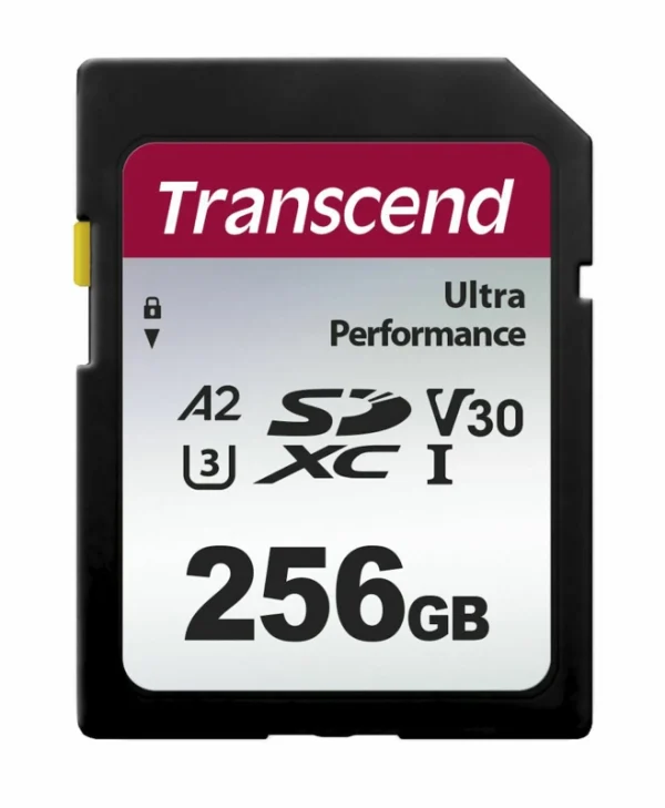 Transcend SDXC 256GB Class 10 U3 V30 A2 UHS-I TS256GSDC340S