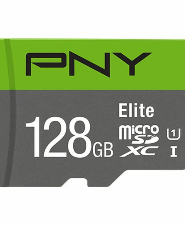 PNY Elite microSDXC 128GB Class 10 U1 UHS-I με αντάπτορα P-SDU128V11100EL-GE