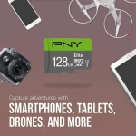 PNY Elite microSDXC 128GB Class 10 U1 UHS-I με αντάπτορα P-SDU128V11100EL-GE - Image 3