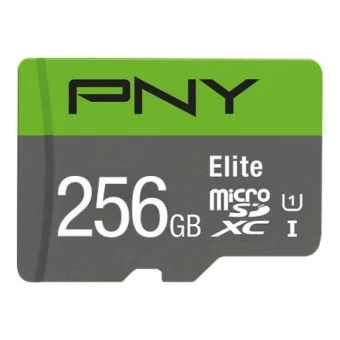 PNY Elite microSDXC 256GB Class 10 U1 UHS-I με αντάπτορα P-SDU256V11100EL-GE