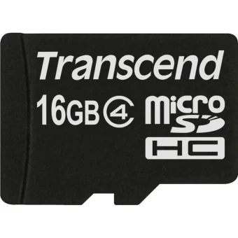 Transcend microSDHC 16GB Class 4 Default Speed TS16GUSDC4