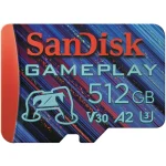 Sandisk Gameplay SDXC 512GB Class 10 U3 V30 A2 UHS-I με αντάπτορα SDSQXAV-512G-GN6XN