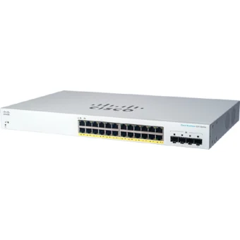 Cisco CBS220-24P-4G Managed L2 PoE++ Switch με 24 Θύρες Gigabit (1Gbps) Ethernet και 4 SFP Θύρες CBS220-24P-4G-EU