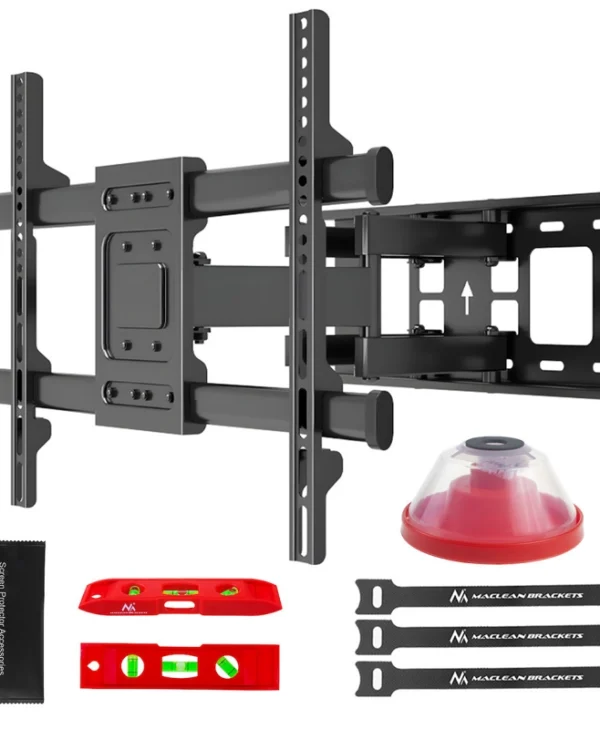 Βάση Τηλεόρασης Maclean Μέγιστο Vesa 600x400 32-85" 60kg Ρύθμιση Γωνίας Κάθετα Οριζόντια Προφίλ 65-390mm Μαύρο Mc-789 MC-789