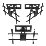 Βάση Τηλεόρασης Maclean Μέγιστο Vesa 600x400 32-85" 60kg Ρύθμιση Γωνίας Κάθετα Οριζόντια Προφίλ 65-390mm Μαύρο Mc-789 MC-789 - Image 11