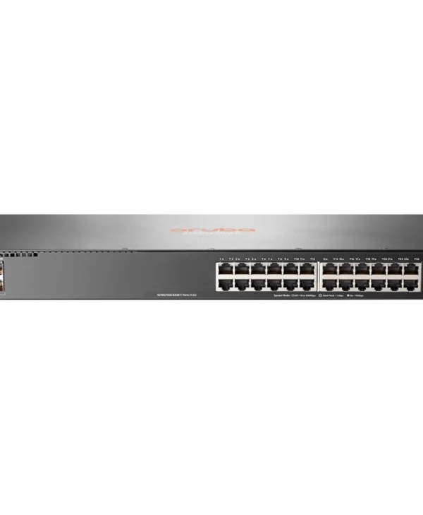 HP Aruba 2930F 24G 4SFP+ Managed L2 PoE+ Switch με 24 Θύρες Gigabit (1Gbps) Ethernet και 4 SFP Θύρες JL253A