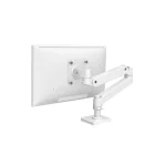 Ergotron LX Pro Tall Pole Βάση Γραφείου Οθόνης έως 34" με Βραχίονα Λευκή 45-695-290