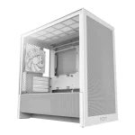 NZXT H3 Flow Mini Tower Κουτί Υπολογιστή με Πλαϊνό Παράθυρο Λευκό CC-H31FW-01