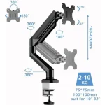 Opticum ΑΧ-Τ1 Βάση Γραφείου Οθόνης έως 32" με Βραχίονα AX-T1 LCD.0066 - Image 3