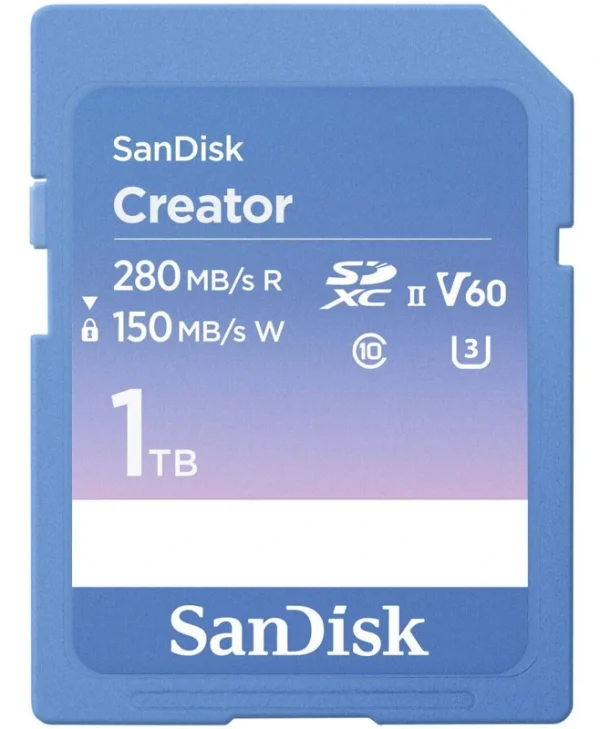Sandisk 1TB Class 10 V60 UHS-II SDSDXEP-1T00-GNCIS