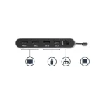 StarTech USB-C / USB-A Docking Station με 4K Ethernet Γκρι (TB3DKM2HDL) - Image 2