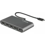 StarTech USB-C / USB-A Docking Station με 4K Ethernet Γκρι (TB3DKM2HDL) - Image 3