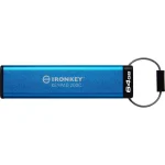 Kingston IronKey Keypad 200C 64GB USB 3.2 Stick με σύνδεση USB-C Μπλε IKKP200C/64GB - Image 3