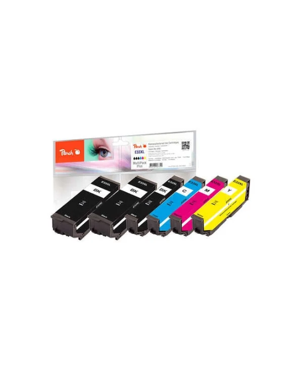 Peach Πακέτο Συμβατών Μελανιών Εκτυπωτή InkJet Epson No.33XL 650 Σελίδων Πολλαπλό (Color) 1τμχ PI200-435