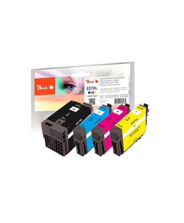 Peach Πακέτο Συμβατών Μελανιών Εκτυπωτή InkJet Epson T2715 1100 Σελίδων 31.2ml Πολλαπλό (Color) 1τμχ PI200-441