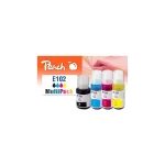 Peach Πακέτο Συμβατών Μελανιών Εκτυπωτή InkJet Epson 102 127ml Μαύρο 1τμχ PI200-897