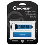 Kingston IronKey Keypad 200C 512GB USB 3.2 Stick με σύνδεση USB-C Μπλε IKKP200C/512GB - Image 4