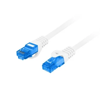 Lanberg S/FTP Cat.6a Καλώδιο Δικτύου Ethernet 2m Λευκό 1τμχ PCF6A-10CC-0200-W
