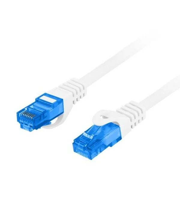 Lanberg S/FTP Cat.6a Καλώδιο Δικτύου Ethernet 2m Λευκό 1τμχ PCF6A-10CC-0200-W