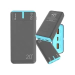 Tracer EnerGen Power Bank 20000mAh 22.5W με 2 Θύρες USB-A και Θύρα USB-C Power Delivery / Quick Charge 3.0 Gray Blue TRABAT47517 - Image 4