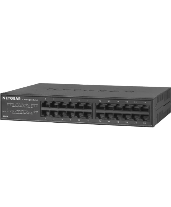 NetGear GS324 v1 Unmanaged L2 Switch με 24 Θύρες Gigabit (1Gbps) Ethernet GS324-200EUS