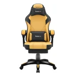 Huzaro HZ-FORCE 3.7 Καρέκλα Gaming Δερματίνης Κίτρινη HZ-FORCE 3.7 YELLOW - Image 2