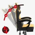 Huzaro HZ-FORCE 3.7 Καρέκλα Gaming Δερματίνης Κίτρινη HZ-FORCE 3.7 YELLOW - Image 8