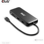 Club3D USB-C Docking Station με HDMI/DisplayPort 4K PD Ethernet Μαύρο (CSV-2551)