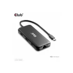 Club3D USB-C Docking Station με HDMI/DisplayPort 4K PD Ethernet Μαύρο (CSV-2551) - Image 2