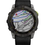 Garmin Enduro 2 Solar Titanium 51mm Αδιάβροχο Smartwatch με Παλμογράφο (Grey DLC Titanium with UltraFit Nylon Strap) 010-02754-01 - Image 4