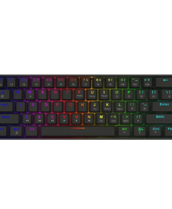 Savio Blackout X2 Gaming Μηχανικό Πληκτρολόγιο 60% με Outemu Blue διακόπτες και RGB φωτισμό (Αγγλικό US) BLACKOUT X2 Blue
