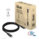 Club3D USB 2.0 Cable USB-C male - USB-C 240W Μαύρο 2m (CAC-1575)