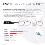 Club3D USB 2.0 Cable USB-C male - USB-C 240W Μαύρο 2m (CAC-1575) - Image 7