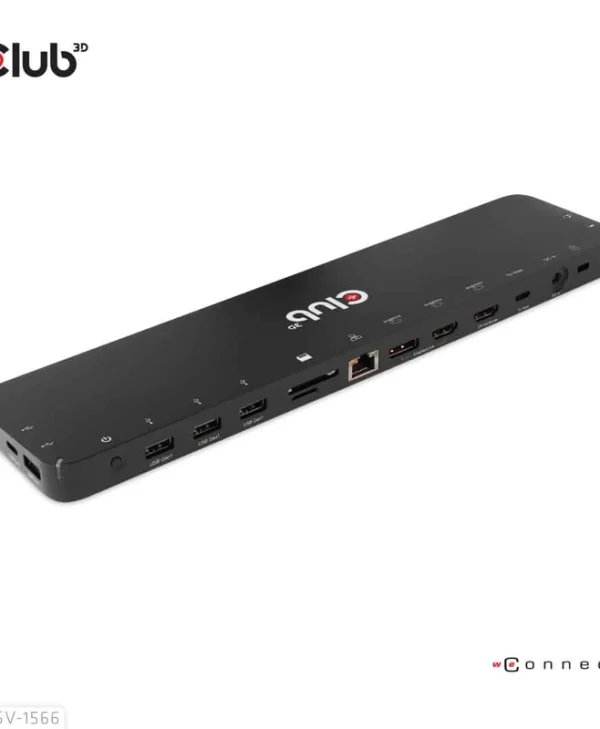 Club3D USB-C Docking Station με HDMI/DisplayPort 4K PD Ethernet Μαύρο (CSV-1566)